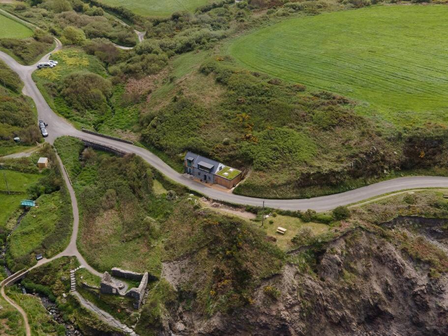 Cliff-Top Cottage On Coast Path W/Panoramic Views Trevine Exterior foto